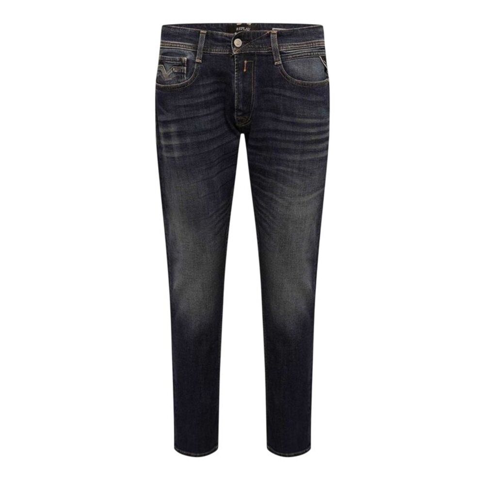Replay Mens Anbass Cotton Comfort Jeans / Blue
